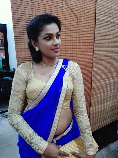 Sri Lanka Saree Navel